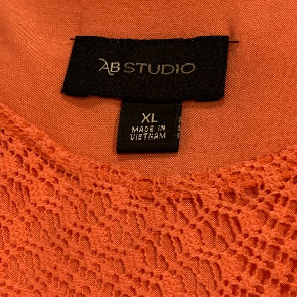 AB Studio Layered Eyelet Lace Tank Top - Picture 5 of 8